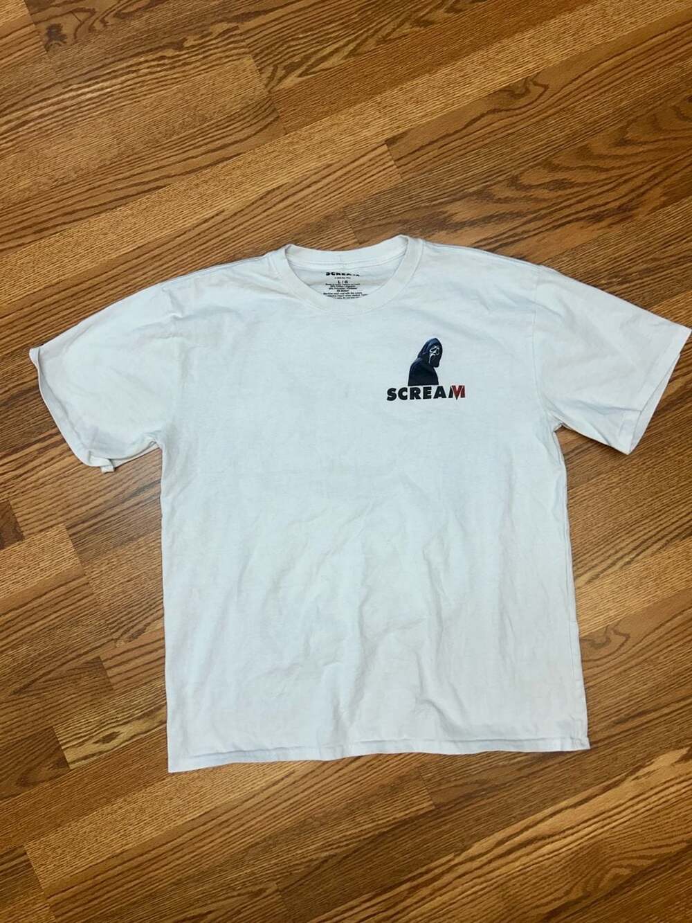 Scream ghost face print